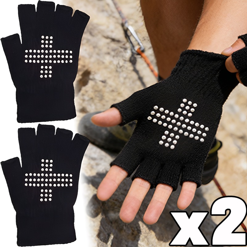 Crossfit Gear For Women - Half Finger Gloves Stretchy Lightweight Arm