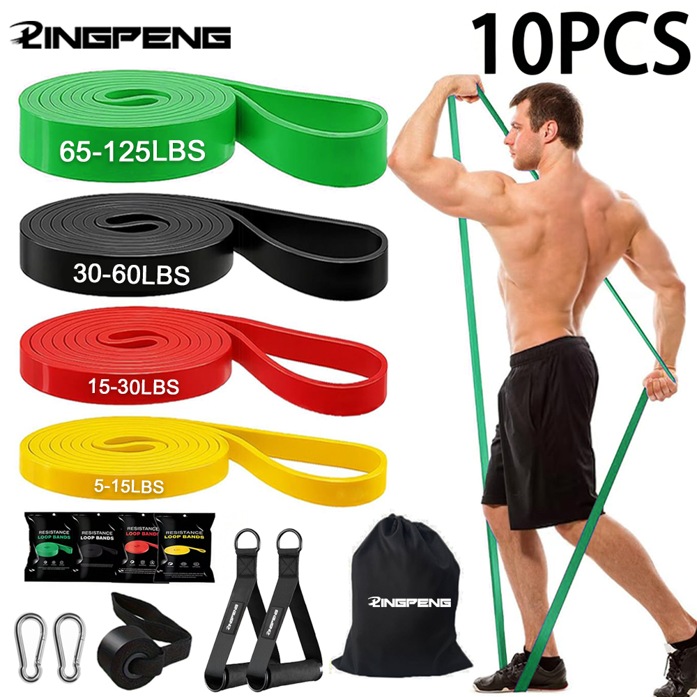 10Pcs 4-Level Resistance Bands - đánh giá và giá Pull Up Assist Band