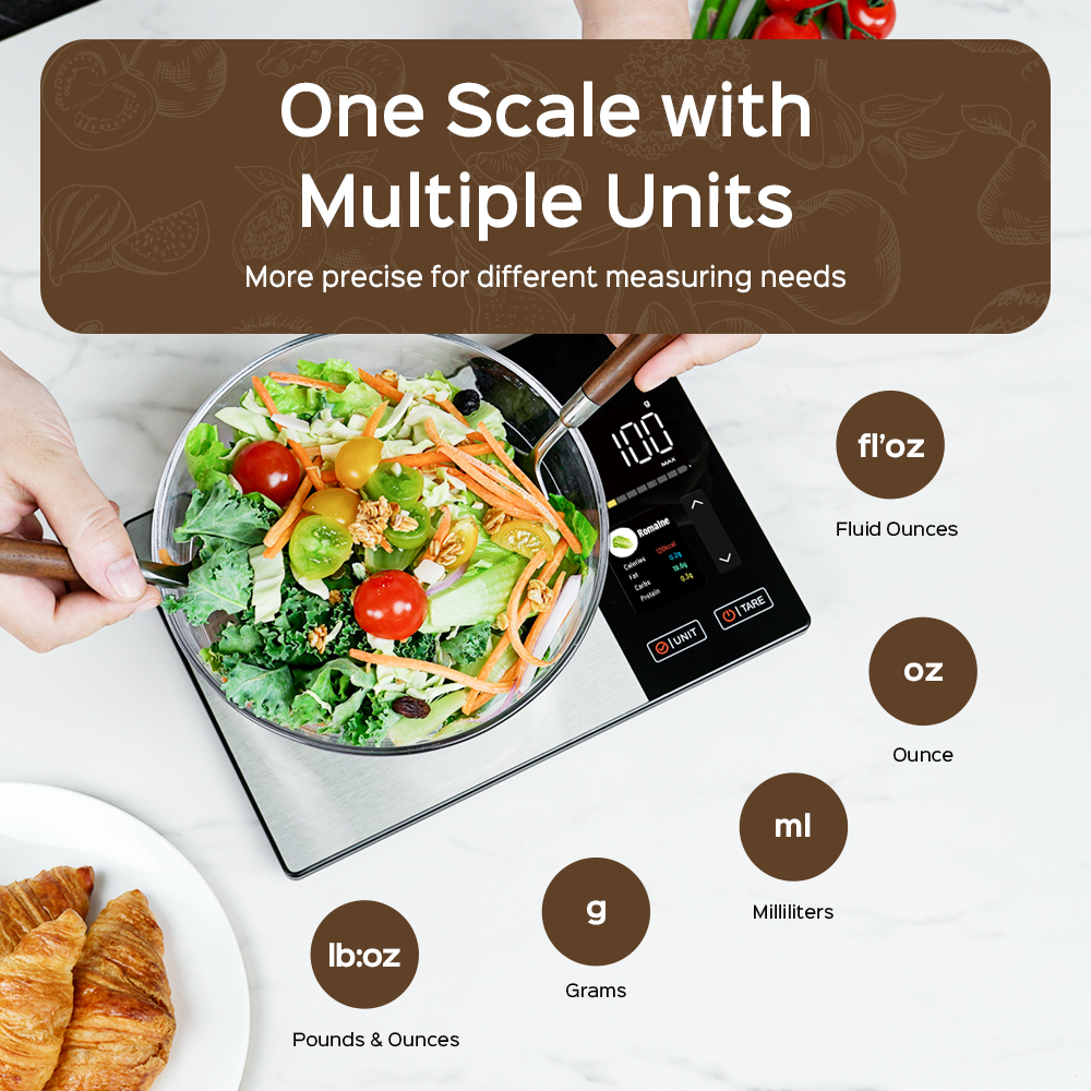 Smart Kitchen Scale Connects t - đánh giá và giá Crossfit Gym