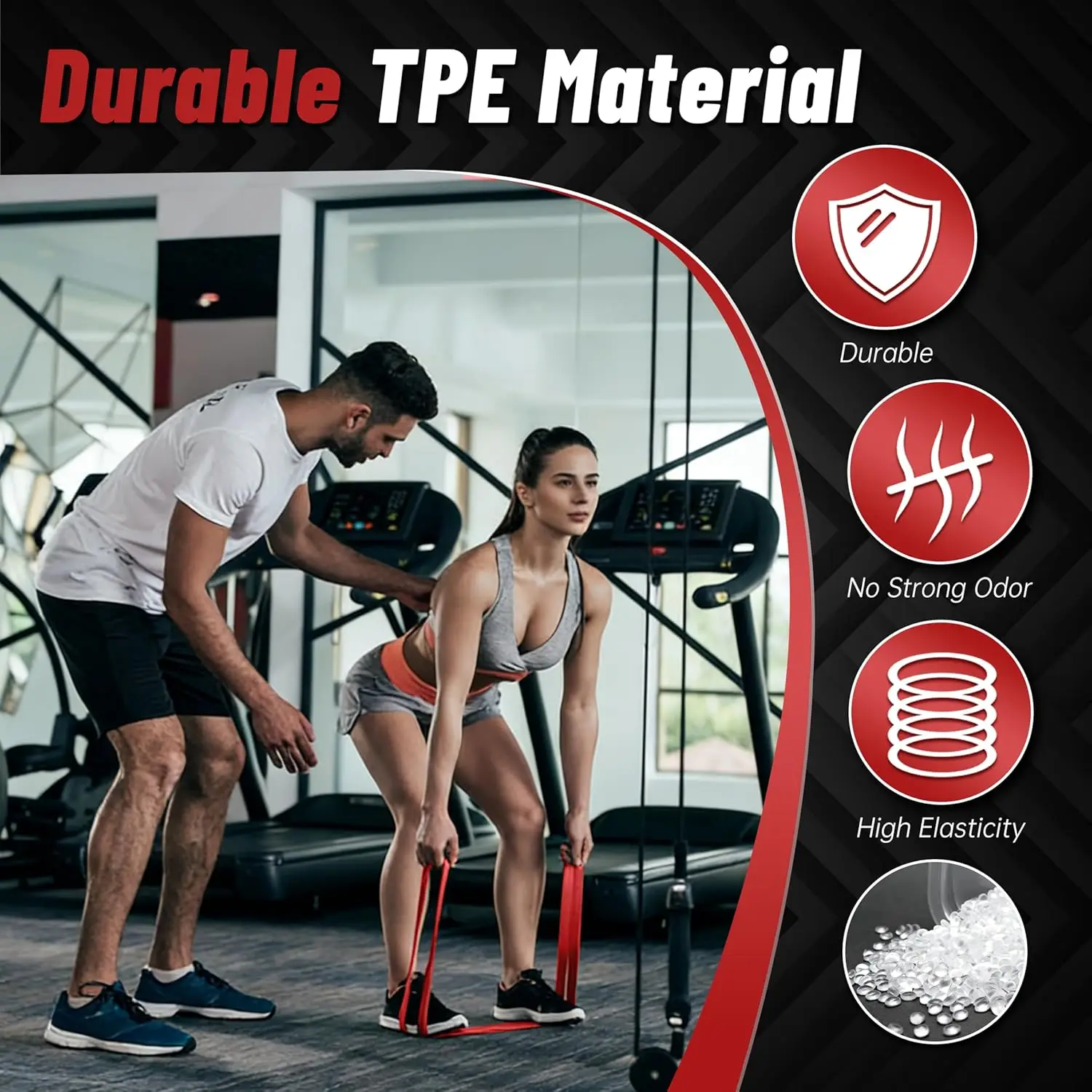 4-Level Resistance Bands for F - đánh giá và giá Pull Up Assist Band