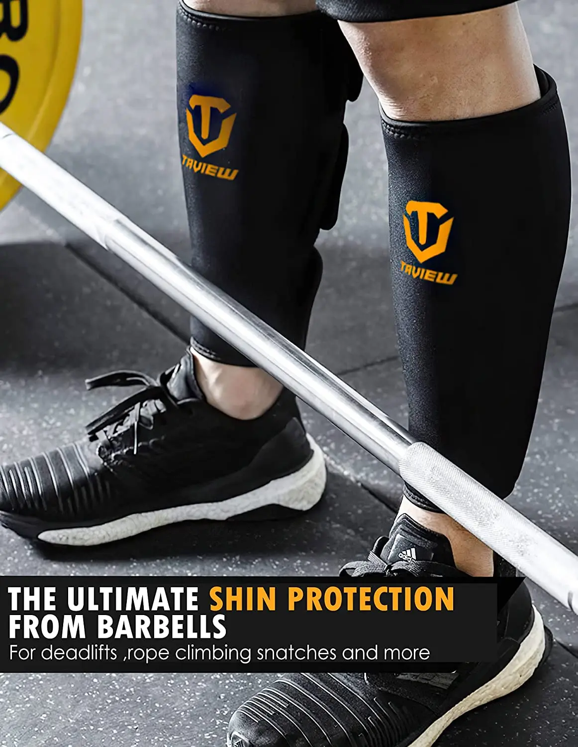 Weightlifting Deadlift Shin Gu - đánh giá và giá Shin Guard Crossfit