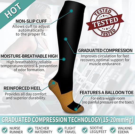 Size S-XXL Compression Socks M - đánh giá và giá Crossfit Gym
