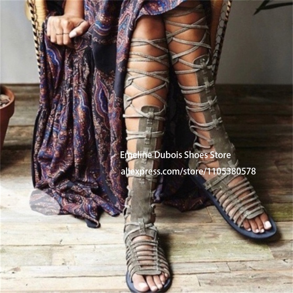 Suede Gladiator Flat Sandals K - đánh giá và giá Crossfit Outfit
