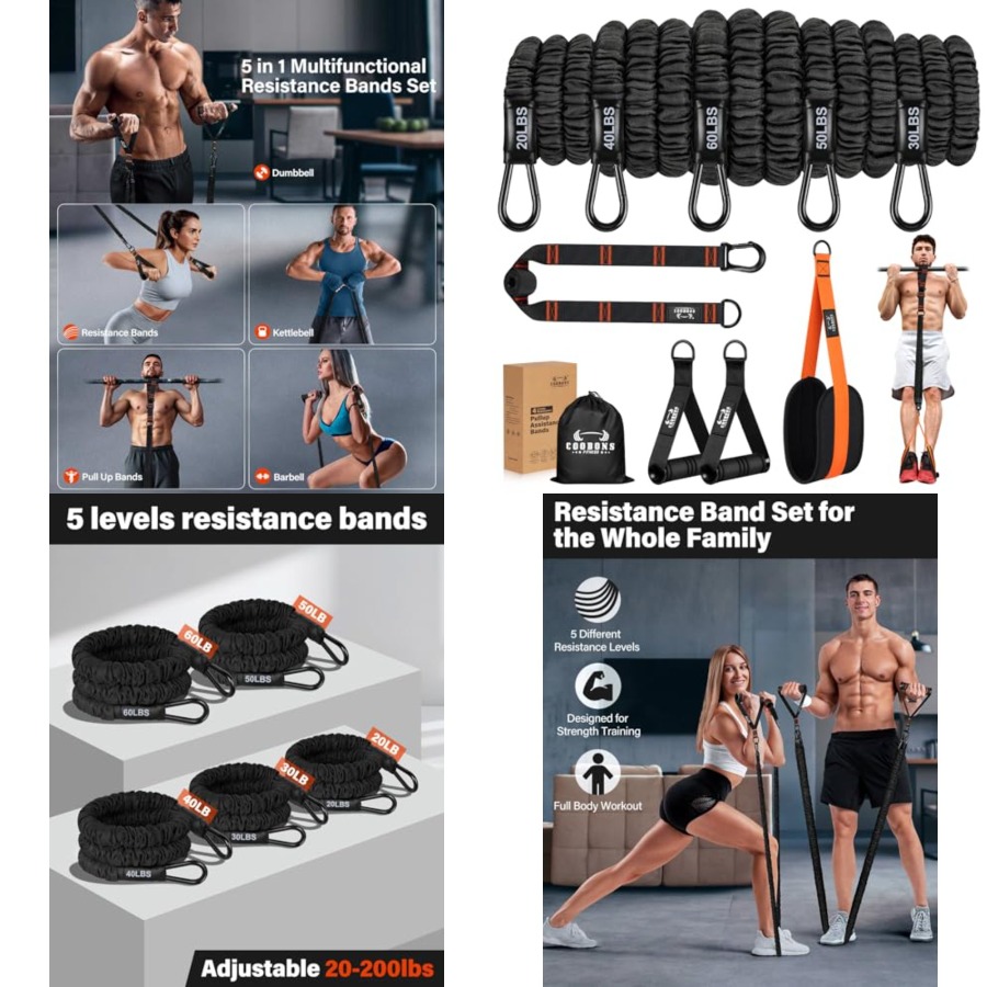 Resistance Bands, Exercise Ban - đánh giá và giá Pull Up Assist Band
